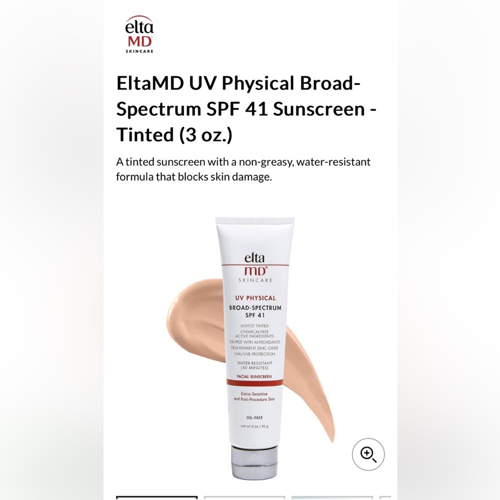 BRAND NEW IN BOX. Never opened. Elta MD UV Physical tinted SPF 41.